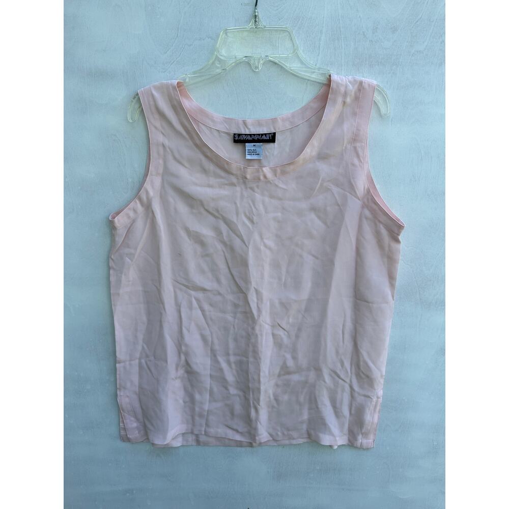 Savannah silk tank top